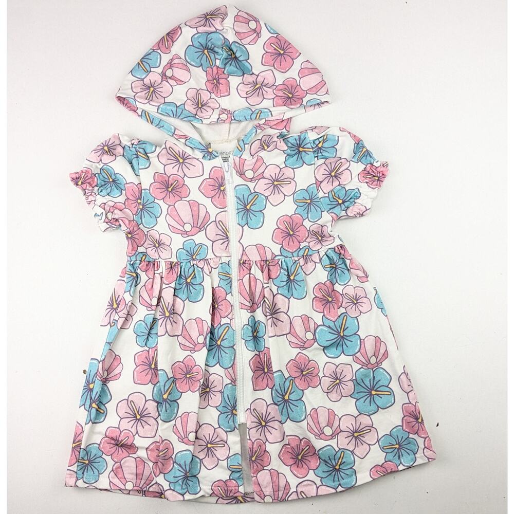 Raenbows Boutique Tropical Floral/Shell Cover-up - 4t